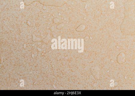 Water drops on ceramic tile background Stock Photo