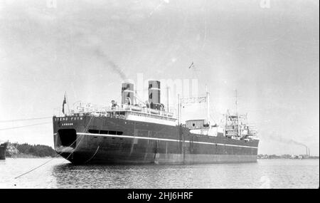 Svend Foyn - whaling factory ship. Stock Photo