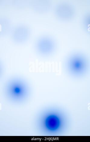 Abstract multicolored background with blurry gradients, textures and blue dots on white Stock Photo