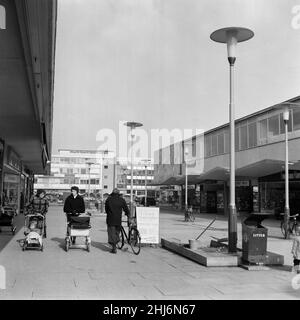 No more than 27 miles from London in the midst of countryside is the new Harlow town with its houses, flats and industries. The centre is called 'The High' around which the new town revolves. 11th March 1958. Stock Photo