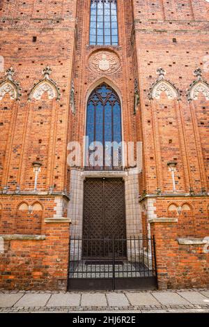 Torun, Poland - August 11, 2021. St. Johns Cathedral - Katedra pw. sw. Jana Chrzciciela i Jana Ewangelisty Stock Photo