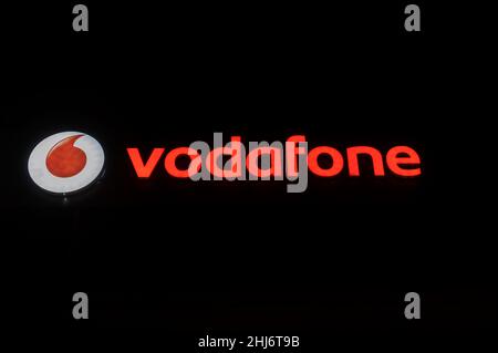 vodafone logo wallpaper hd
