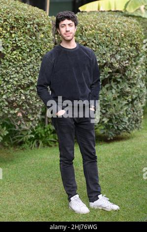 Rome, Italy. 26th Jan, 2022. Eduardo Scarpetta attends the photocall of the Rai tv series L'amica geniale Storia di chi fugge e di chi resta at the garden of Rai Viale Mazzini. Credit: SOPA Images Limited/Alamy Live News Stock Photo