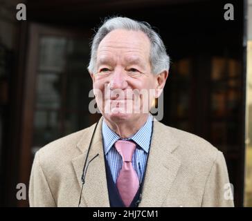 Oldie of the Year awards at Simpsons in the Strand.2017  Pic shows: newsreader Michael Buerk  Michael Duncan Buerk is an English journalist and newsre Stock Photo