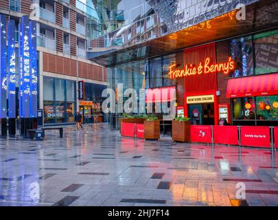 Restaurants in The Hichcross Centre in Leicester. Stock Photo