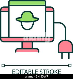 Connector RGB color icon Stock Vector Image & Art - Alamy