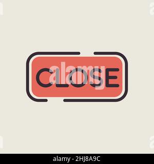 Close sign icon. E-commerce sign. Graph symbol for your web site design ...