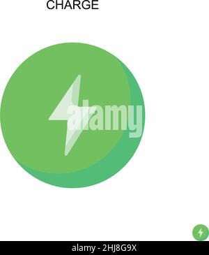 simple electric car charge point bowser logo symbol sign icon station ...