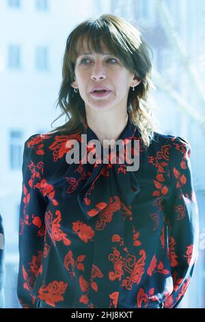 Madrid, Spain. 27th Jan, 2022. French Actress Sophie Marceau attends the presentation of the film 'Todo ha ido bien', at the Hotel Barcelo Torre de Madrid. Credit: SOPA Images Limited/Alamy Live News Stock Photo