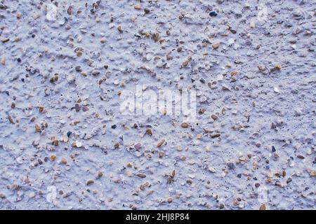 Natural pebbles in concrete flooring, Anti slip round stone floor texture, Concept image for sustainable or eco living design for interior decoration Stock Photo