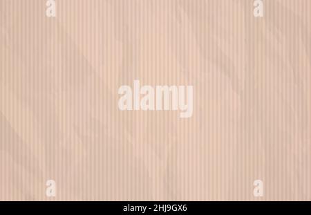 Vector illustration of a old craft paper or cardboard background. Vector old cardboard texture. Stock Vector