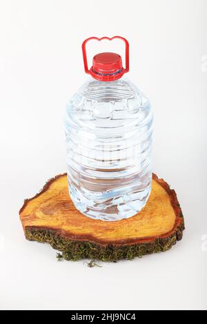 Large water bottle on a white background Stock Photo