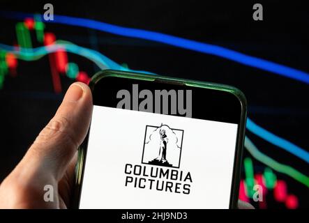 Columbia films logo hi-res stock photography and images - Alamy