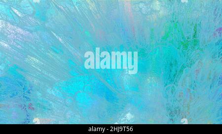 Abstract textured glowing iridescent blue background. Design, art Stock Photo