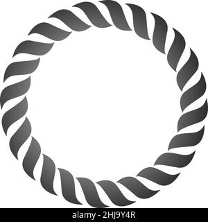 Rope icon logo design template illustration vector Stock Vector