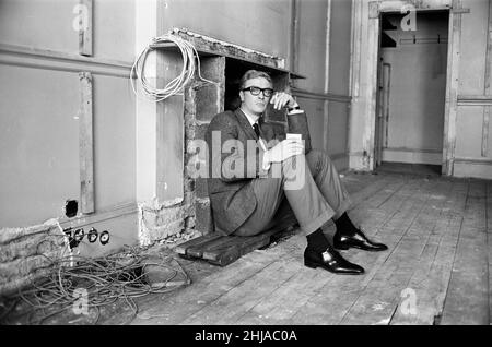 Michael Caine on the set of 'The Ipcress File'. 21st September 1964. Stock Photo