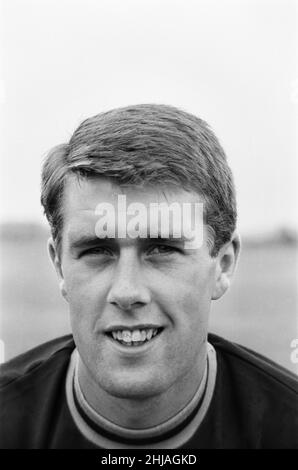 West Ham United report for pre season training and photocall. Geoff Hurst  1st August 1964. Stock Photo