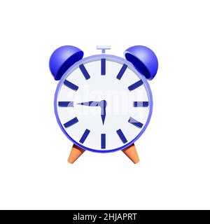 3d rendering illustration alarm clock Stock Photo