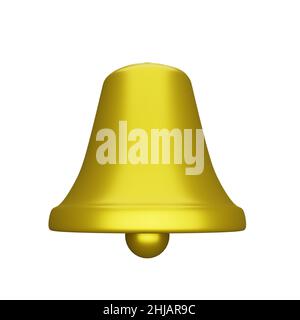 3d rendering bell background isolated Stock Photo