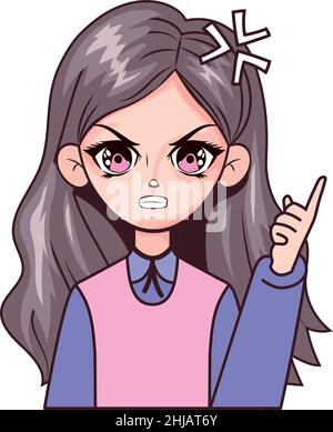 Angry anime girl HD wallpapers | Pxfuel