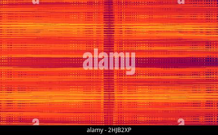 abstract horizontal and vertical plaid gradient pucker and bloat tangle. colorful beautiful background design. Stock Vector