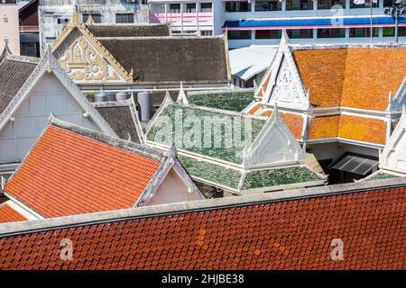 Traimit Royal Temple, the Golden Buddha Temple, Bangkok, Thailand Stock Photo