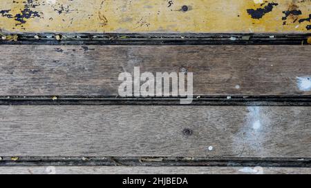 old wooden texture. wooden plank table surface. Stock Photo