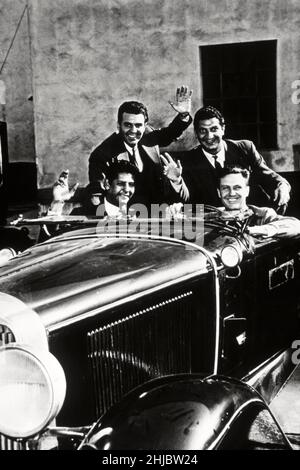 The Untouchables TV Series 1959 - 1963 USA Paul Picerni, Nicholas Georgiade, Abel Fernandez, Robert Stack Stock Photo