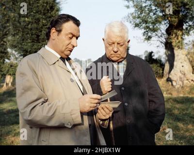 La Horse  Year: 1970 france  Director: Pierre Granier-Deferre  Julien Guiomar, Jean Gabin Stock Photo