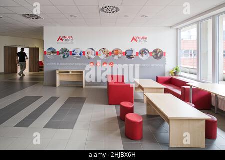 Brno, Czech Republic. 28th Jan, 2022. The International Clinical Research Centre (ICRC) of St Anne Hospital in Brno, Czech Republic, pictured on January 28, 2022. Credit: Patrik Uhlir/CTK Photo/Alamy Live News Stock Photo