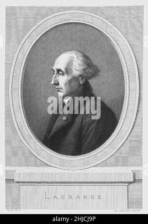 Portrait of the mathematician Joseph-Louis Lagrange (1736-1813 Stock Photo  - Alamy
