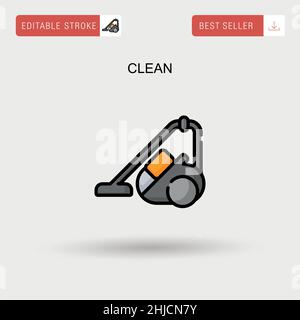 Clean Simple vector icon. Stock Vector