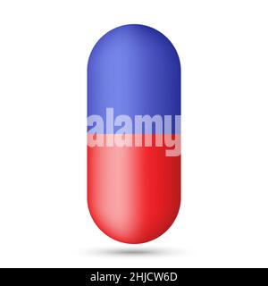3d medical pill Stock Vector