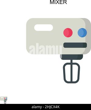 Mixer Simple vector icon. Illustration symbol design template for web mobile UI element. Stock Vector