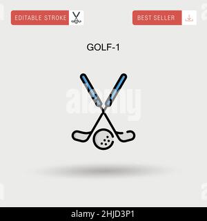 Golf Sport Hand drawn sketch set vector illustration with golf clubs, ball,  tee, hole with flag, and prize cup, Drawing doodles elements collection, i  Stock Vector Image & Art - Alamy