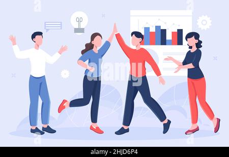 Business team concept Stock Vector