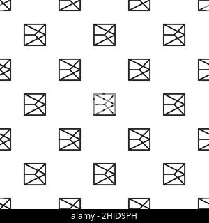 Seamless pattern square geometric shape design of abstract texture background in black and white illustration for gift items, wrapping, wall, cards an Stock Vector