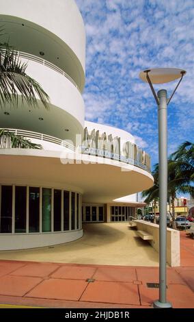 usa floride art deco district architecture ballet theater Stock Photo