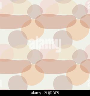 Seamless pattern of coloured aired abstract shapes, for wrapping paper, wallpaper, fabric pattern, backdrop, print, gift wrap, cover of notebook Stock Vector