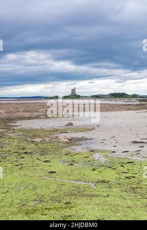 Saint-Vaast-la-Hougue in Normandy, the fort of la Hougue Stock Photo