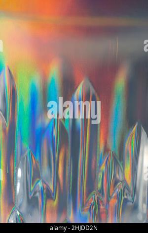 Abstract blurred background with light leaks and reflections. Stock Photo