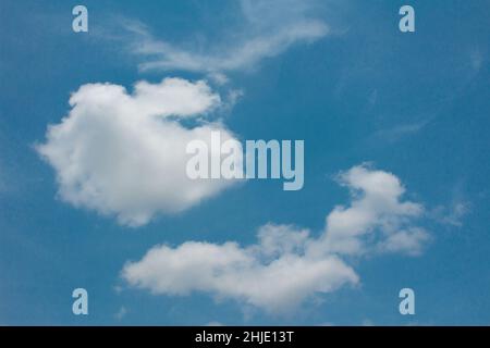 blue sky with cloud Stock Photo