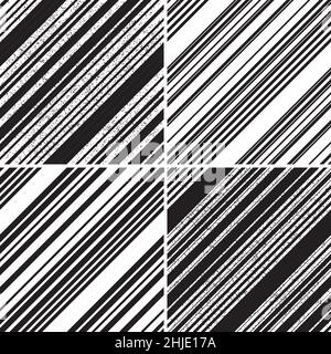 4 different vector patterns in the same package(eps). One pattern is paid and 3 are free (white dividing lines) Stock Vector