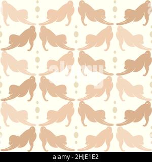 Wallpaper of dog  - vector, Illustrations. Easy editable layered vector illustration. Stock Vector