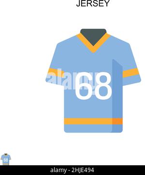 American football jersey icon simple style Vector Image