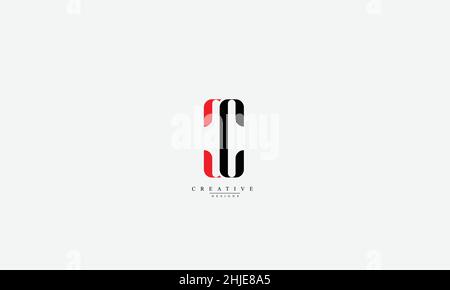 CC CAlphabet letters Initials Monogram logo Stock Vector