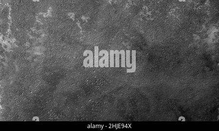 Dark gray deeply corroded rough metal texture background Stock Photo