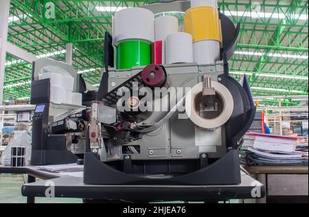 barcode printer Stock Photo