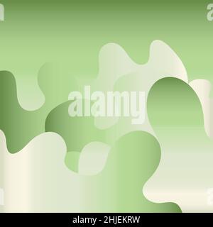 Gradient neon background. Vector 3D fantastic layout. Graphic elements. Vector. Dynamic colored shapes and lines. Banners with liquid flowing shapes. Stock Vector