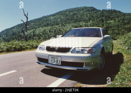 Toyota Car Aristo. Scanned Copy of Archival Photo Stock Photo